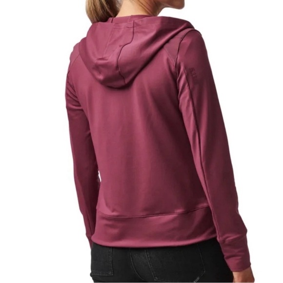 Women's Purple Hooded Jacket 5.11 purple tactical zip up hoodie outdoor active - Picture 8 of 8
